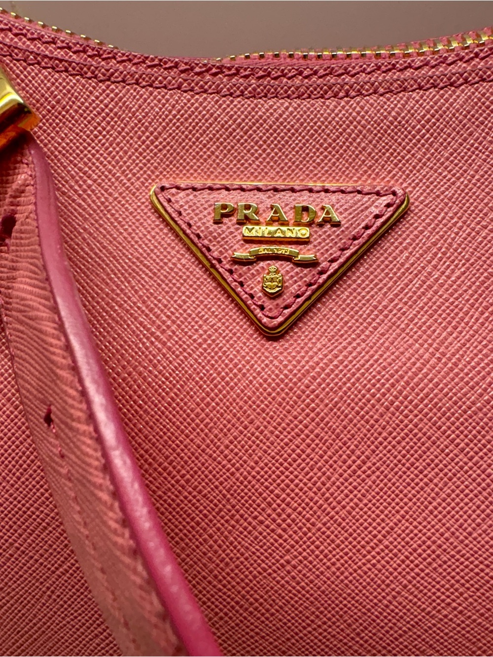 Pink Leather Shoulder Bag by Prada! - Picture 6 of 10